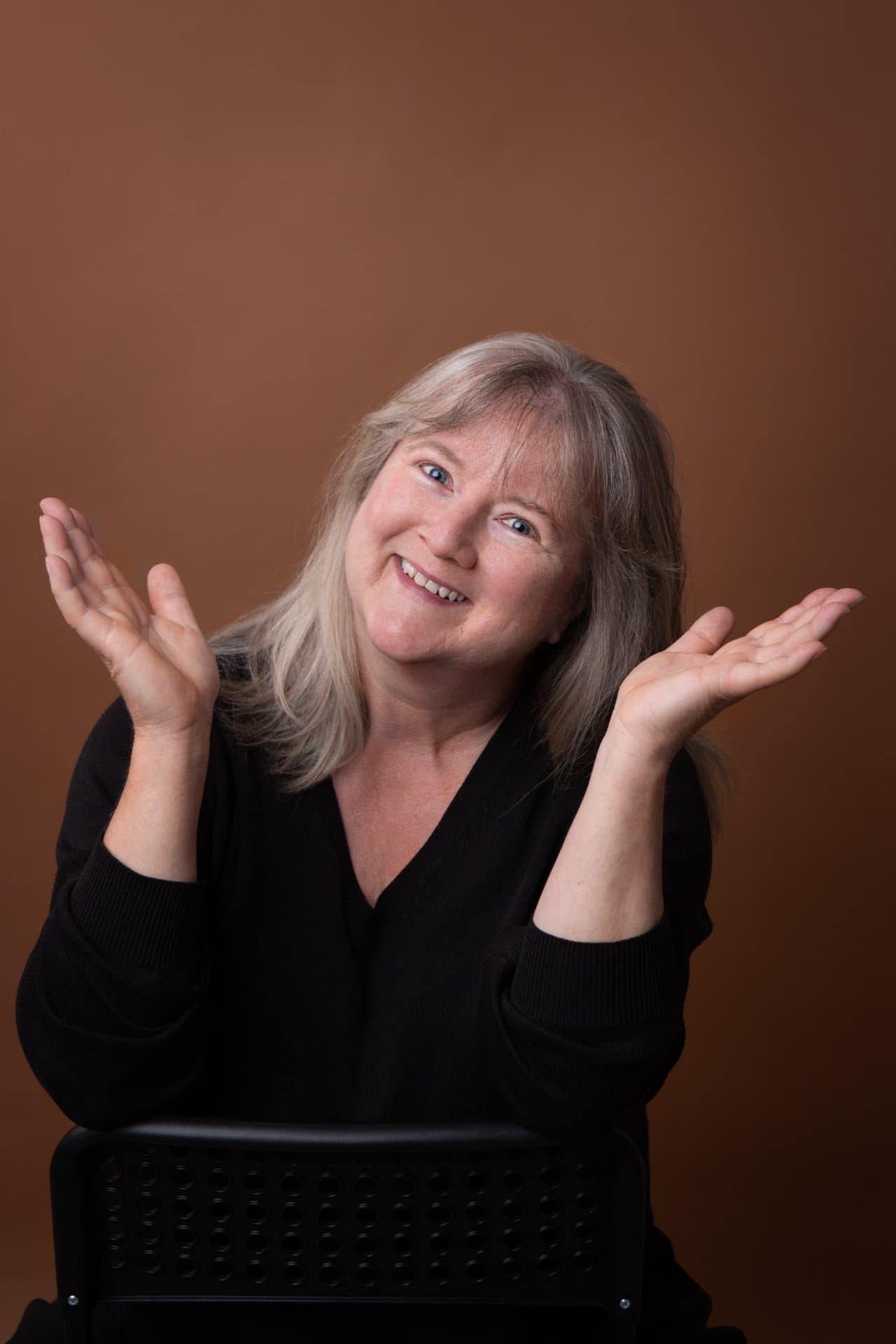 Professional headshot photography session in Sheffield studio