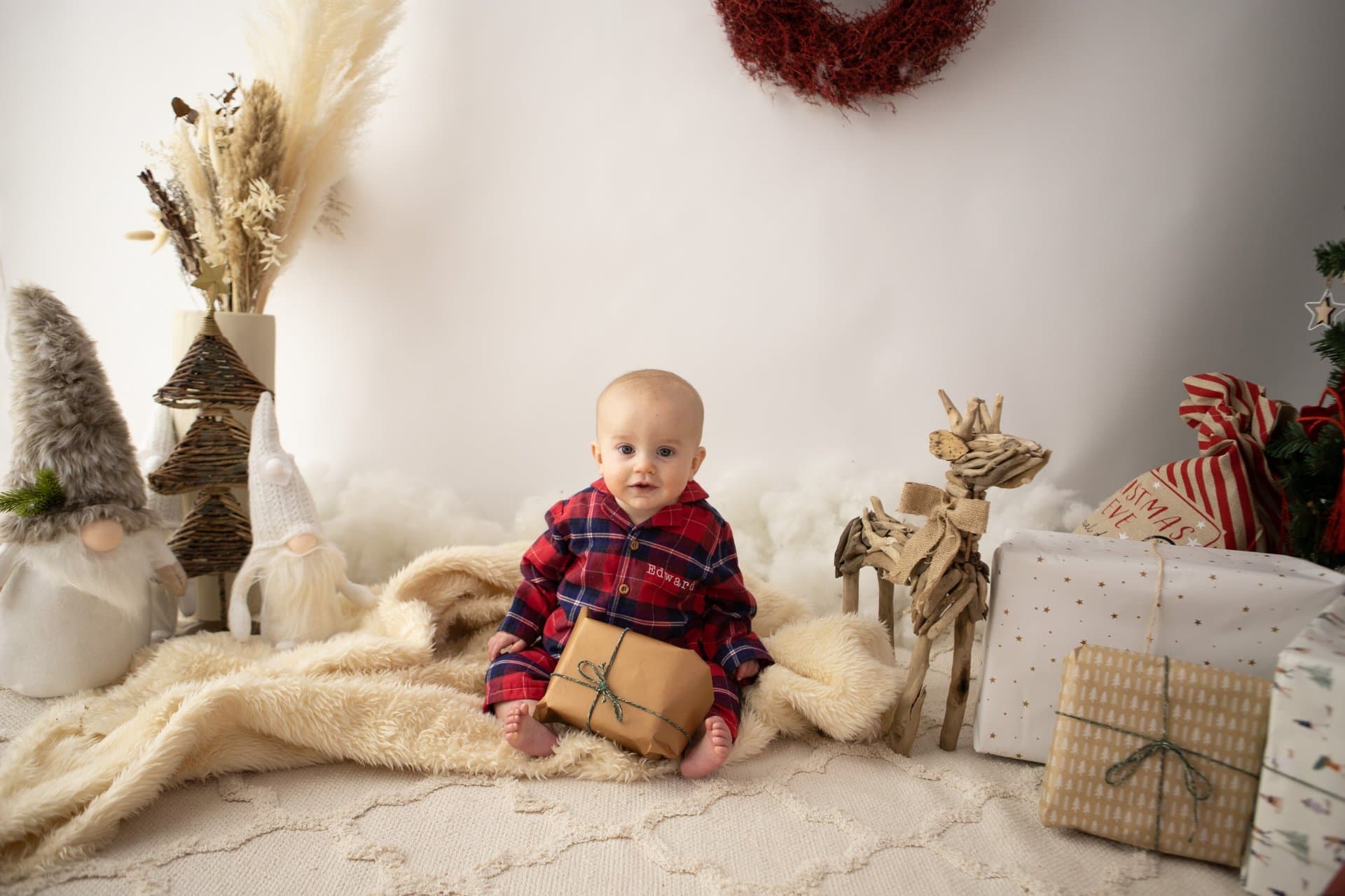 Baby milestone photography example 1